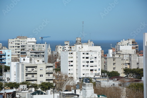 vista aérea ciudad de Montevideo, Uruguay
