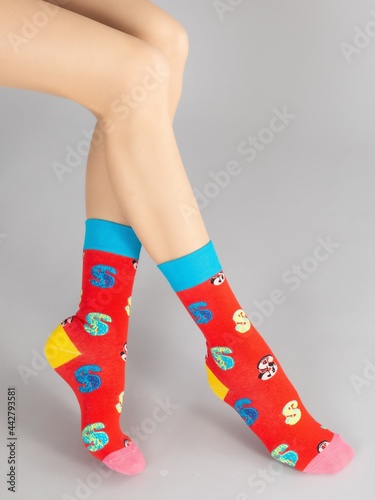 red socks with dollars