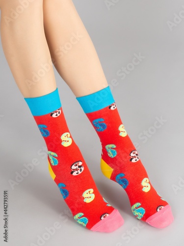 red socks with dollars