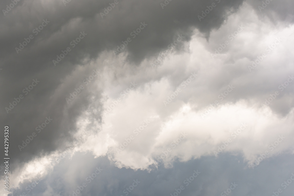 Dark clouds Background. Dramatic Storm Clouds