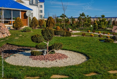 Holy Protection Monastery in Marinovka village, Ukraine photo