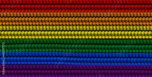 The colors of gay-LGBT communities