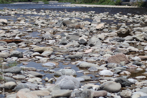 river and stones