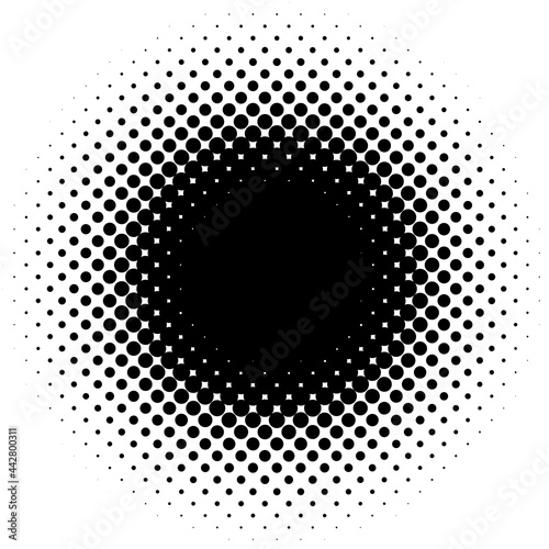 Circle halftone, screentone element