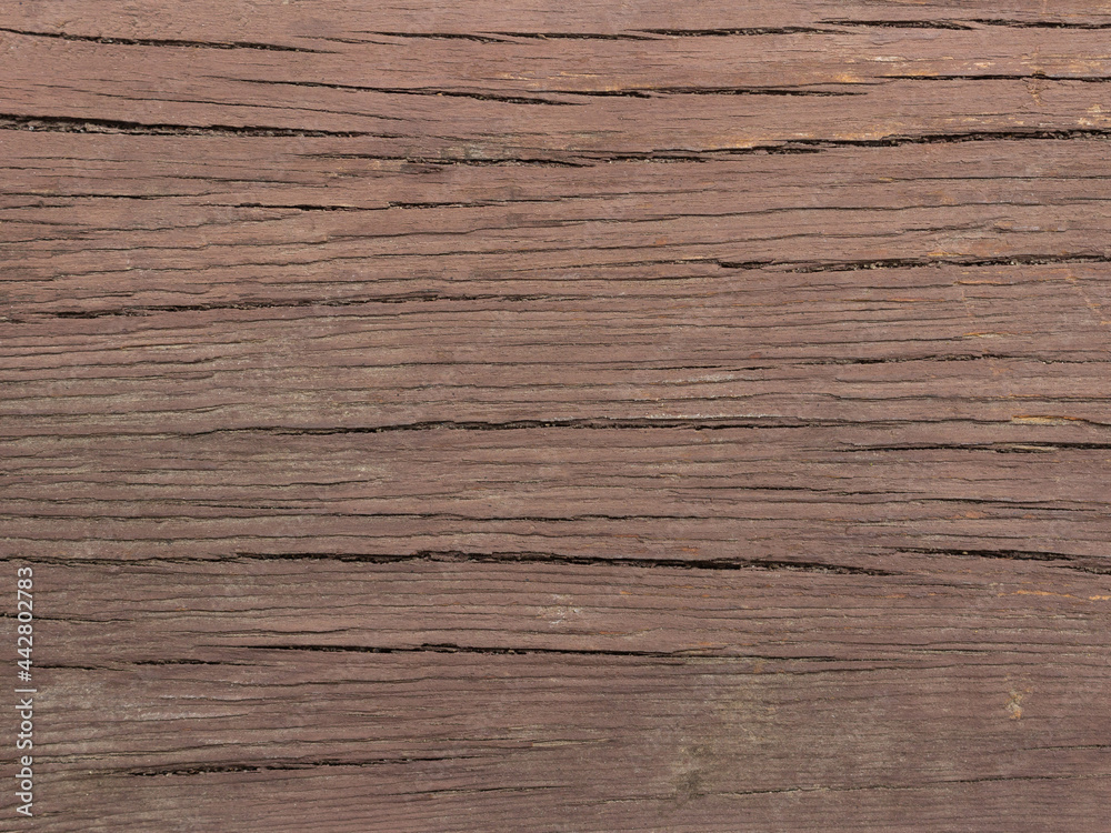Naklejka premium Texture photo of painted wooden surface with cracks.
