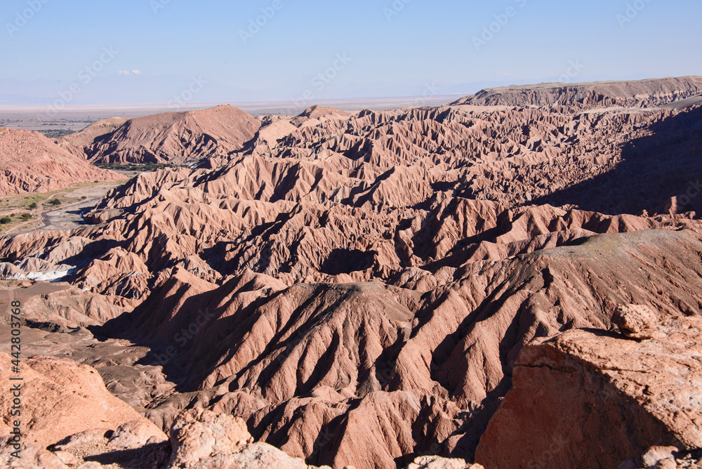 Amazing desert landscape in the Valle Marte, San Pedro de Atacama, Chile Amazing desert landscape in the Valle Marte, San Pedro de Atacama, Chile