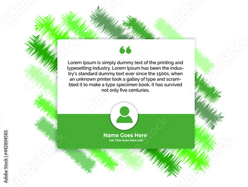 Creative Testimonial Templates - Editable Vector Illustration