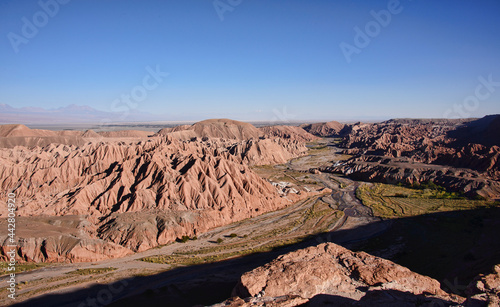Amazing desert landscape in the Valle Marte  San Pedro de Atacama  Chile