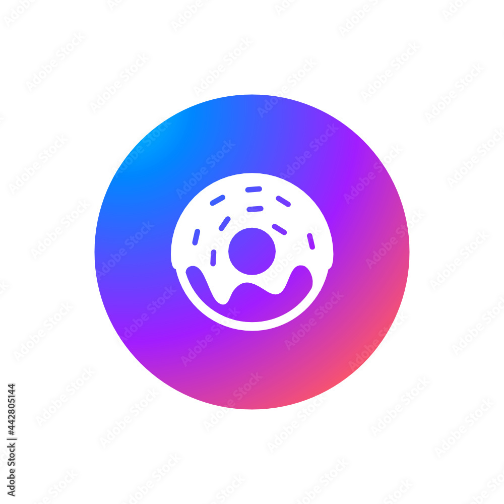 Fototapeta premium Doughnut - Sticker