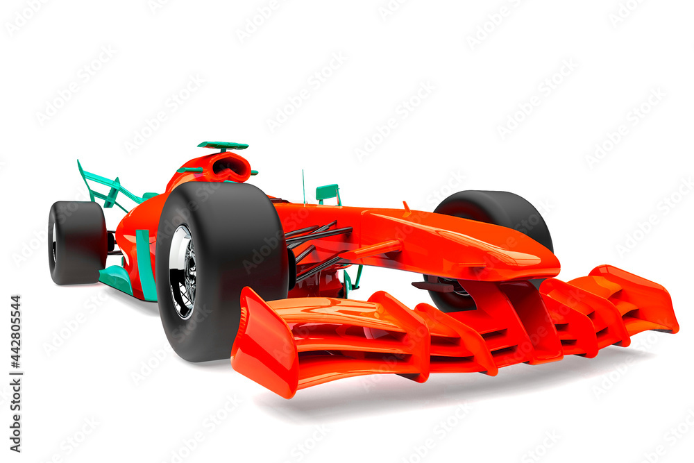 Fototapeta premium racing car master view