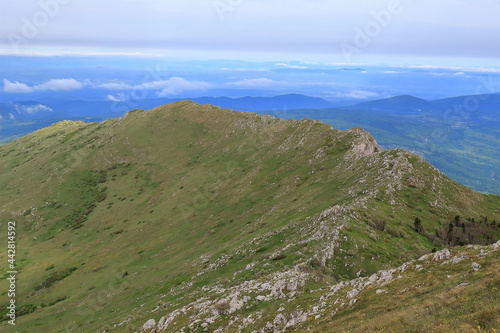 Rtanj mountain in Serbia in spring