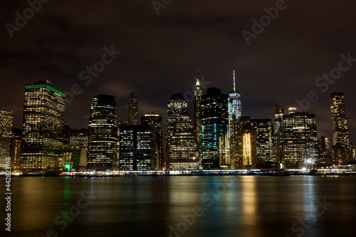 New York city at night