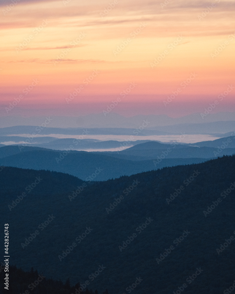 Sunrise from Spruce Mt.