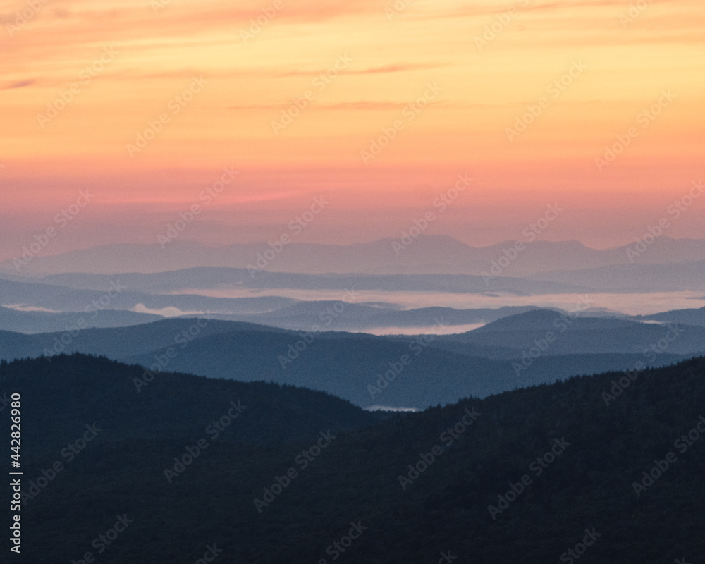 Sunrise from Spruce Mt.