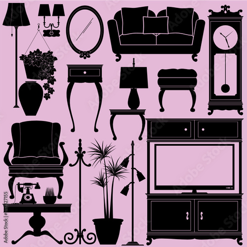 Mobiliario y decoraciones propios de la sala © Alicia