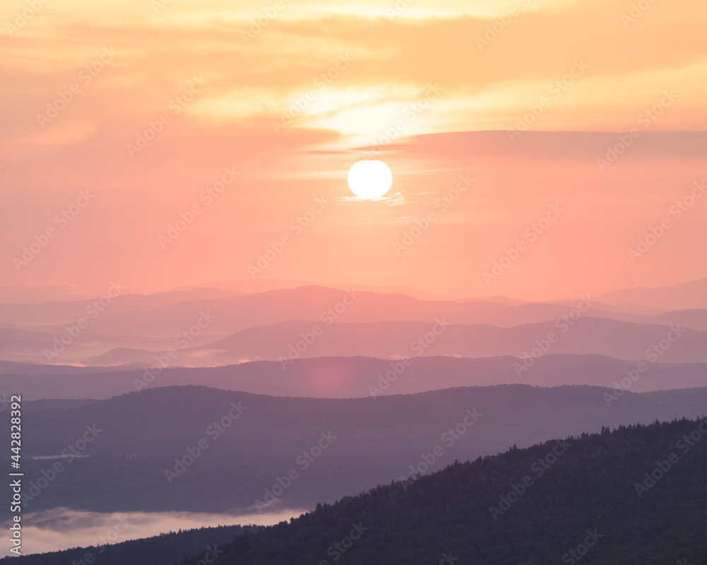 Sunrise from Spruce Mt. Sunrise from Spruce Mt.
