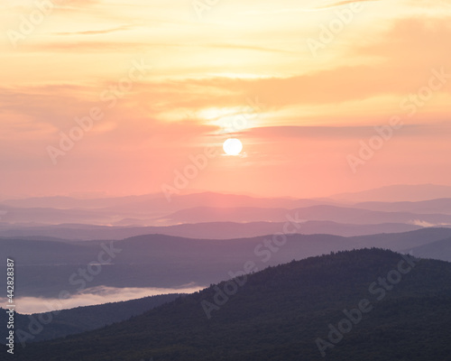 Sunrise from Spruce Mt.