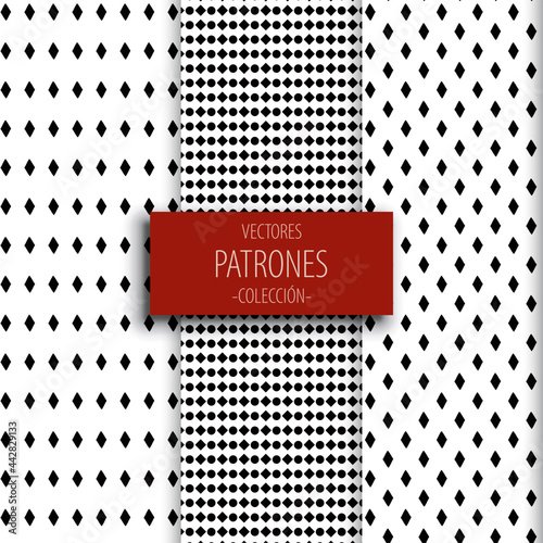 patrones blanco y negro