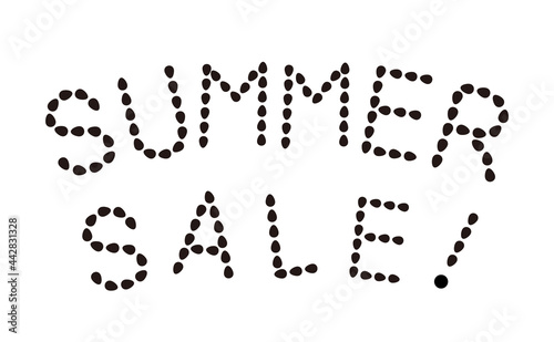 スイカの種文字（SUMMER SALE!）