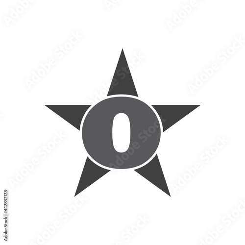 Star letter logo
