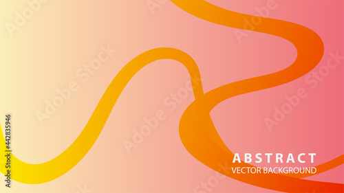 Wallpaper Mural Abstract curve line wave background - vector Torontodigital.ca