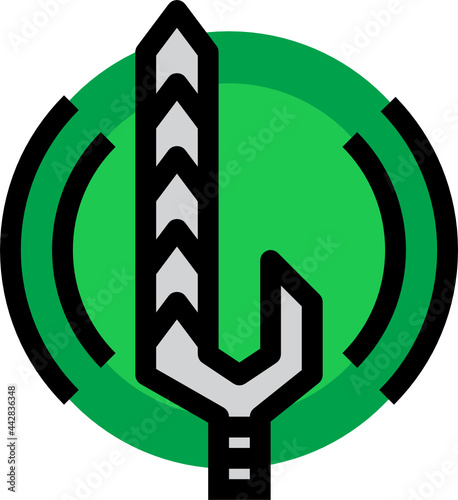 sonic wave color outline icon
