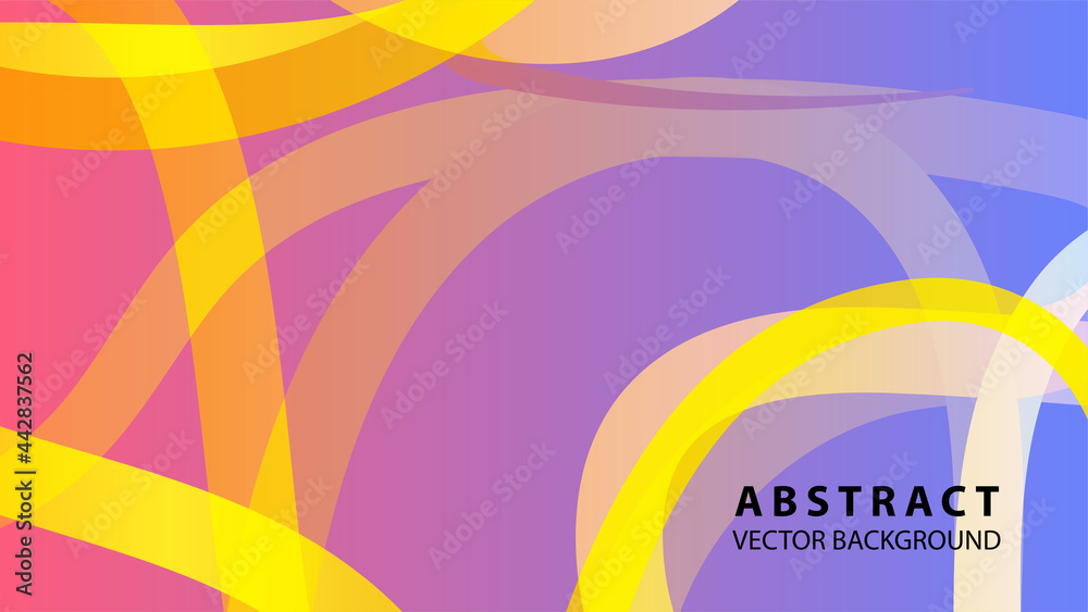 Obraz premium Abstract curve line wave background - vector