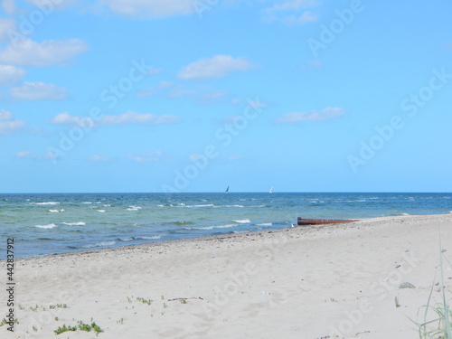 beach and sea