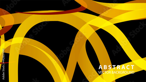 Wallpaper Mural Abstract curve line wave background - vector Torontodigital.ca