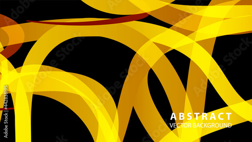 Wallpaper Mural Abstract curve line wave background - vector Torontodigital.ca