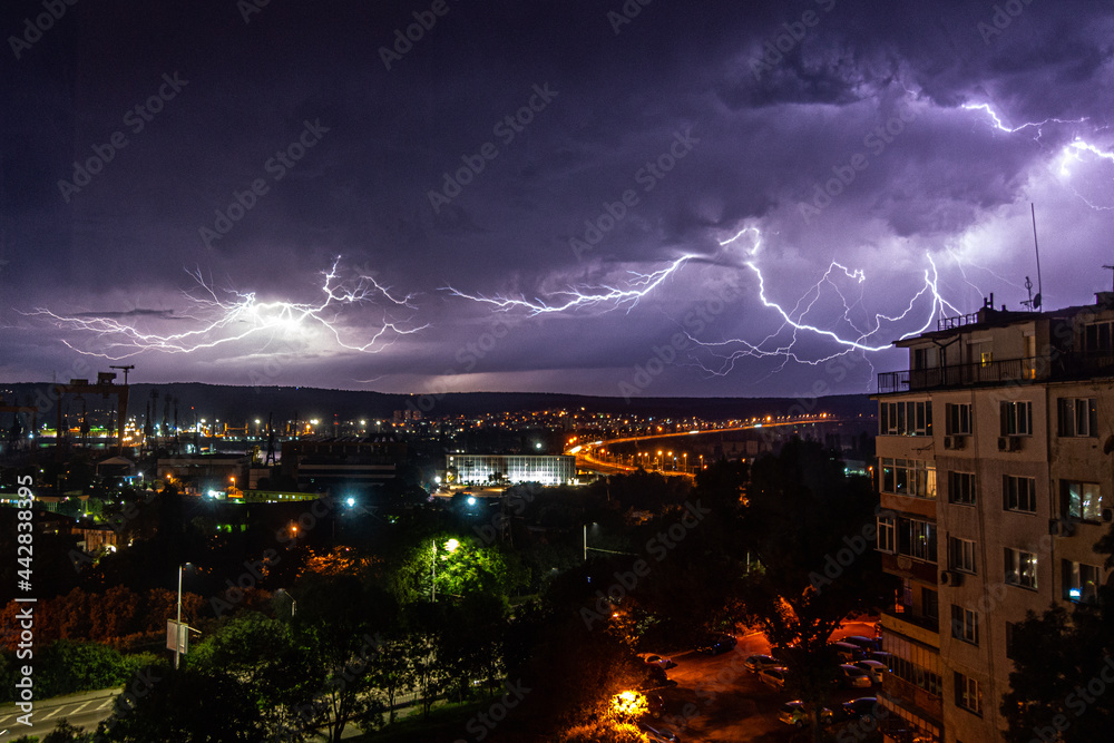 storm over the city
Varna Bulgaria