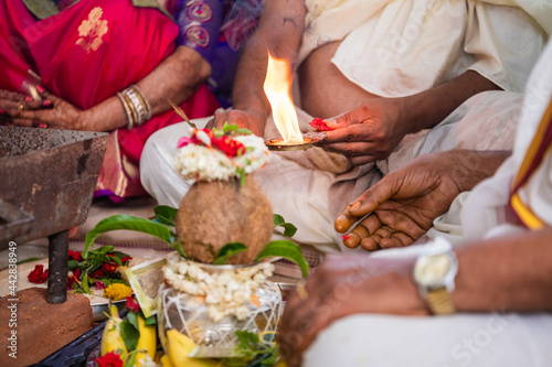 Oil lamp, rituals, Diwali , Hindu festival , royal Rajasthan, India	