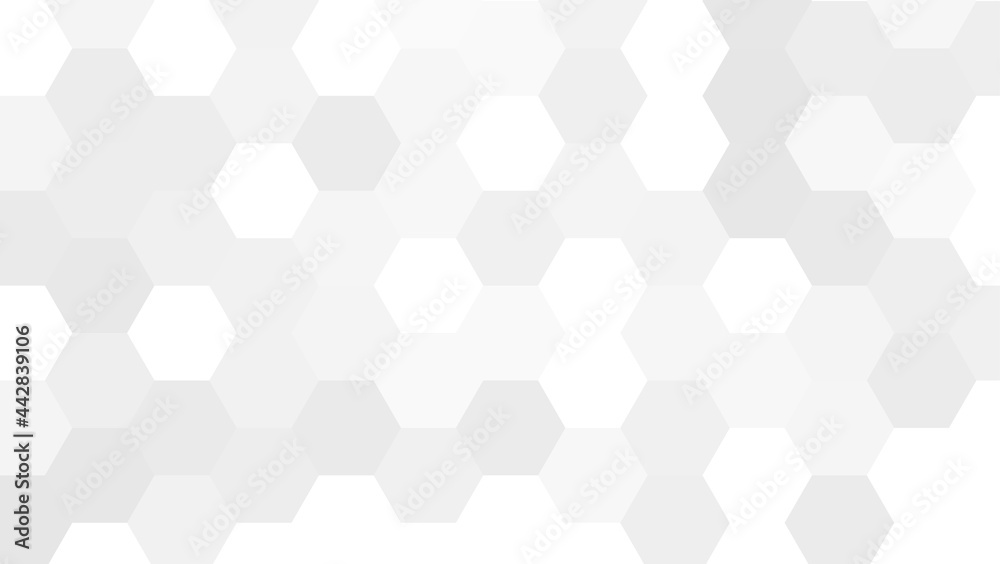 gray hexagon pattern background