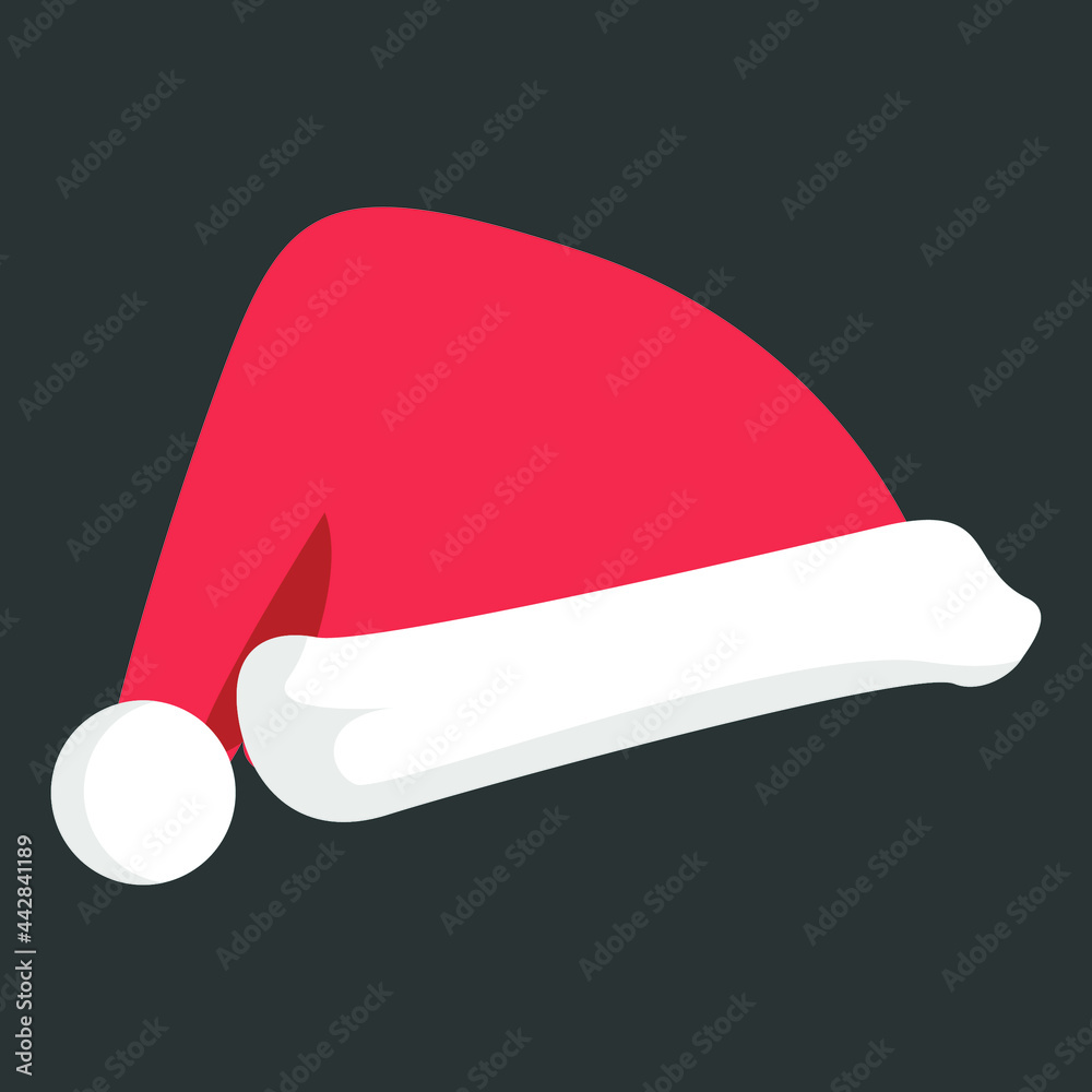 santa claus hat vector
