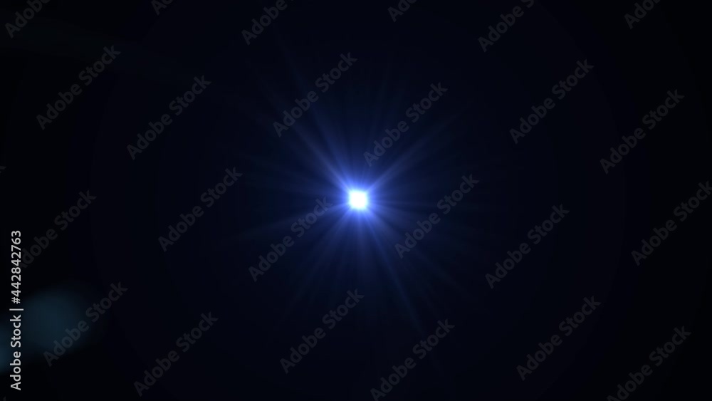 Optical lens flare effect. 4K resolution. Very high quality and realistic.on black background Optical lens flare effect. 4K resolution. Very high quality and realistic.on black background