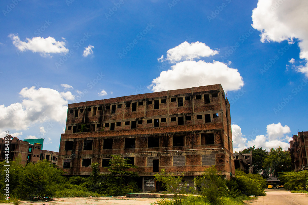 old abandoned building old abandoned building