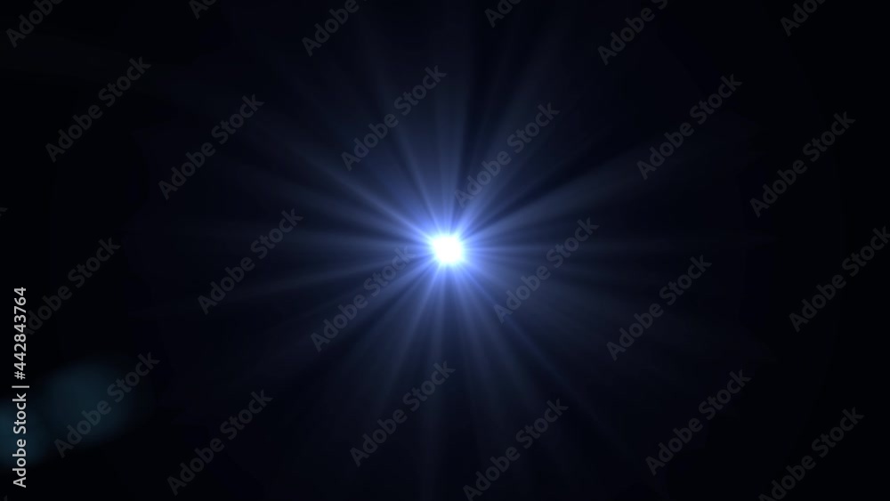 Optical lens flare effect. 4K resolution. Very high quality and realistic.on black background Optical lens flare effect. 4K resolution. Very high quality and realistic.on black background
