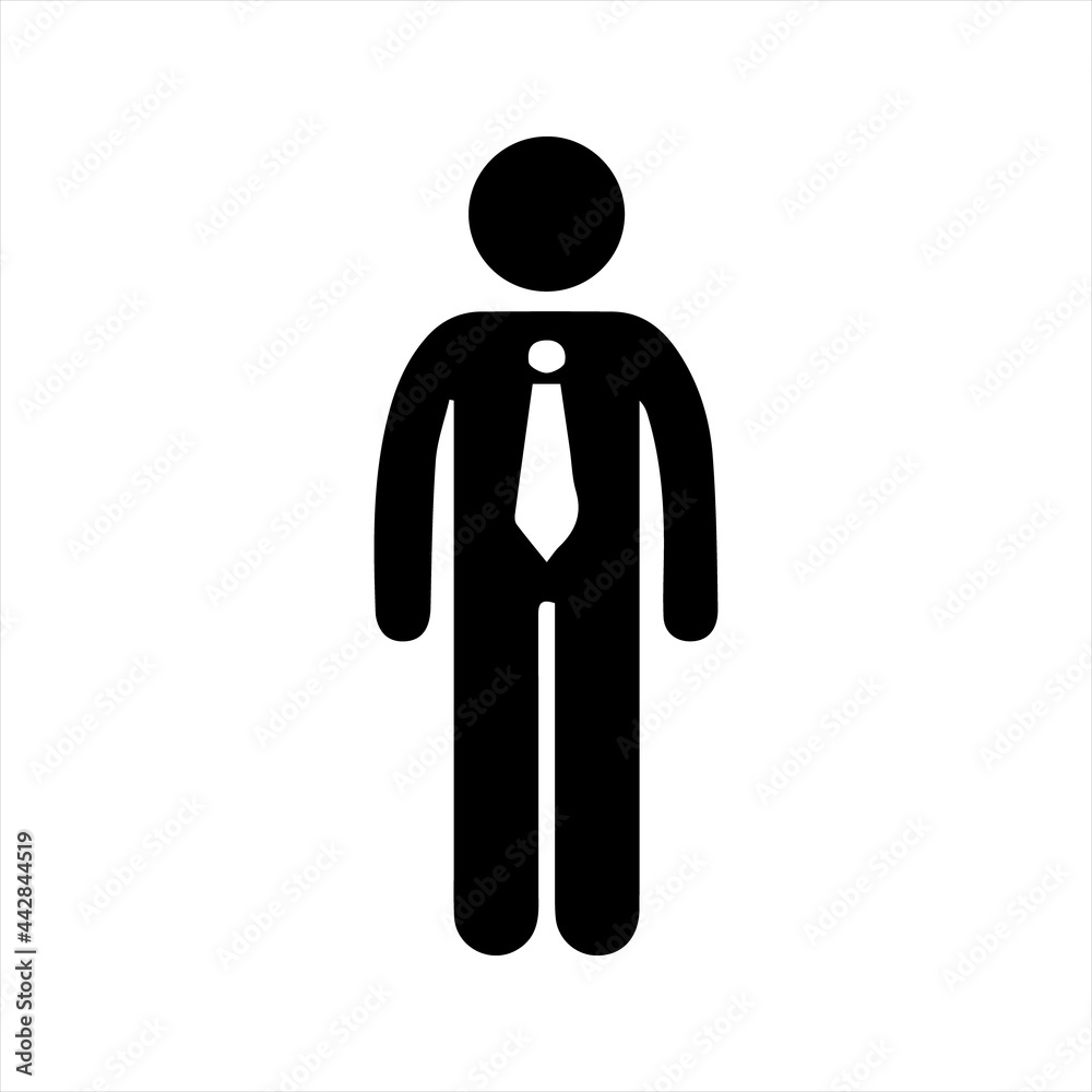Office wear icon, vector and glyph Office wear icon, vector and glyph