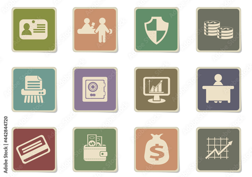Finance icon set Finance icon set