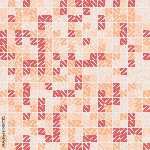 Abstract Geometric Pattern generative computational art illustration