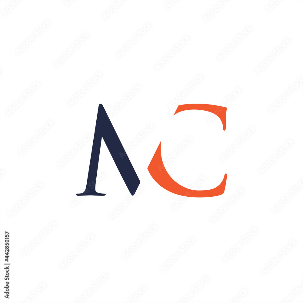 initial letter MC monogram logo initial letter MC monogram logo
