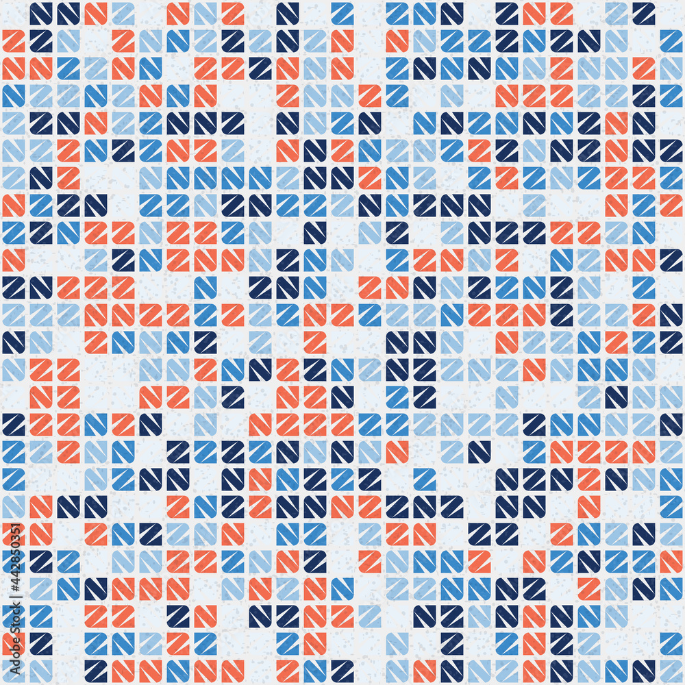 Obraz premium Abstract Geometric Pattern generative computational art illustration