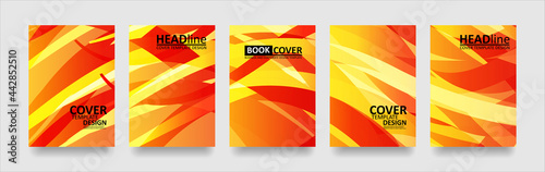 abstract wave background with gradient color. Applicable for design cover presentation invitation flyer annual report poster and business card desing packaging - Vector