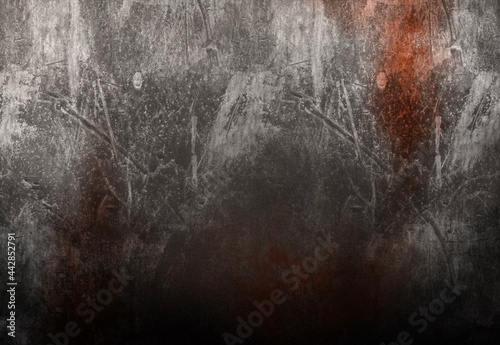 Shiny rusted metal surface texture asset