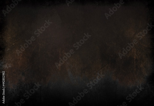 Dark rusty metal wall texture background asset. 