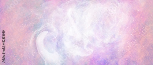 Unicorn galaxy pattern. Pastel cloud and sky with glitter. Cute bright paint like candy background theme. Concept to montage or present your product, for women, girls in princess style