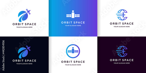 satellite obit logo template