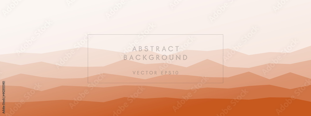 Fototapeta abstract modern background geometric peak waves harmonious combined delicate colors. Trendy template for wallpaper business card landing page website brochure. eps10 vector