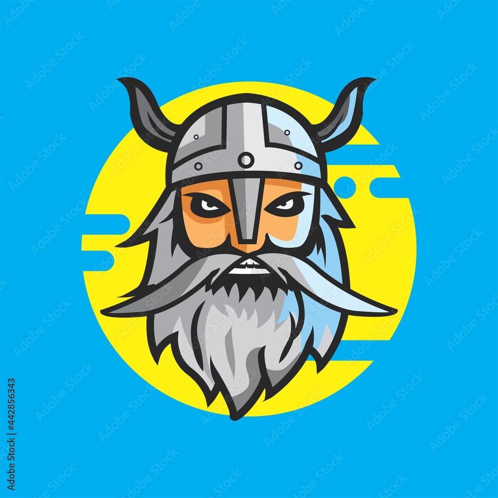 vikings. illustration of viking head with beard. suitable for t-shirt designs, children's pictures, esport logos etc. eps file vikings. illustration of viking head with beard. suitable for t-shirt designs, children's pictures, esport logos etc. eps file