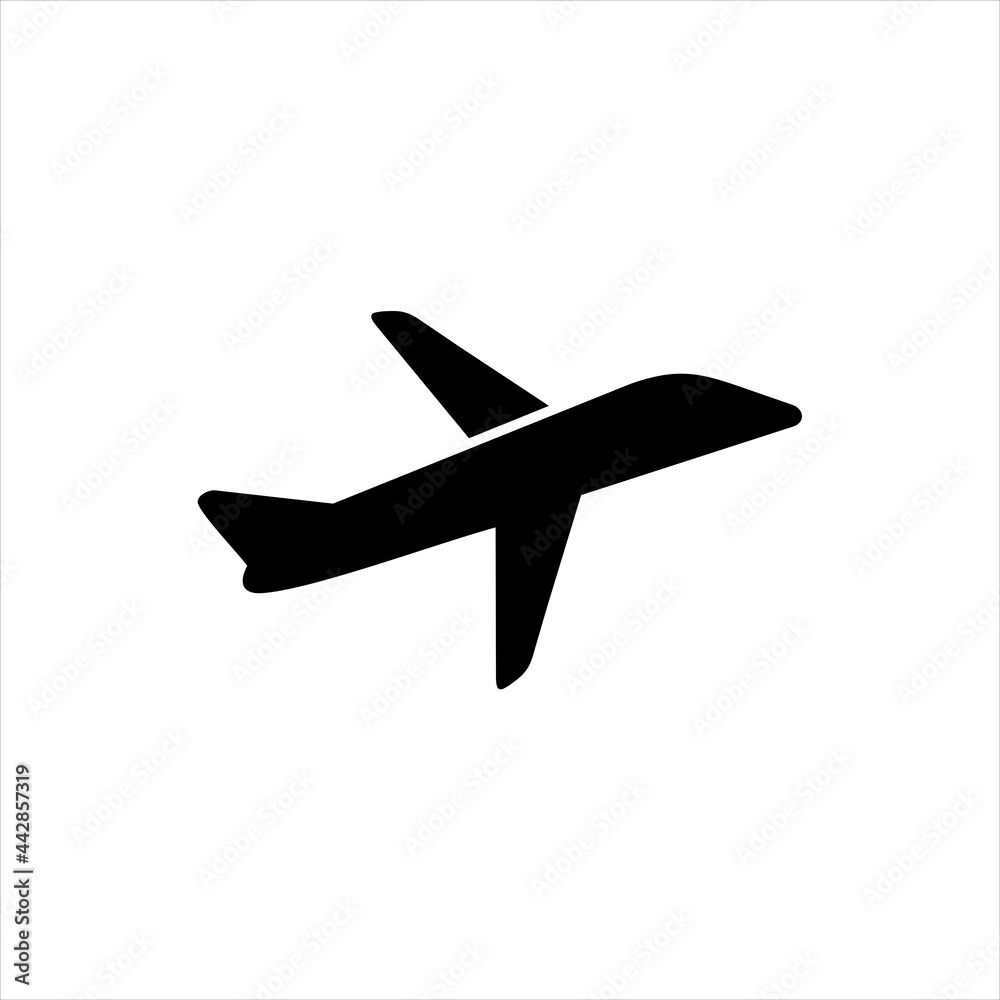 logo Icon of the flying speed of the Vector plane
